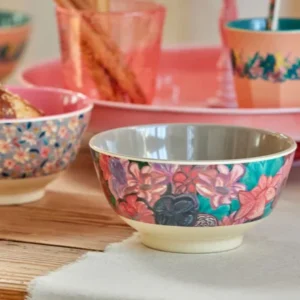 Melamine bowl medium - Rice Forest flower Plekconceptstore