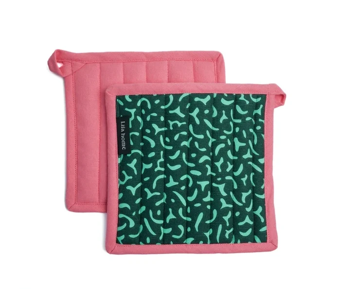 Pannenlappen Set Vivid Green Green - set van 2 Plekconceptstore