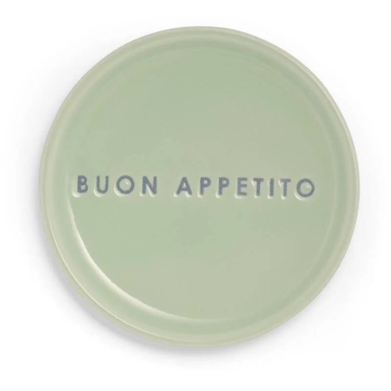 Petit four bordje BUON APPETITO lichtgroen ø8,5 cm Plekconceptstore