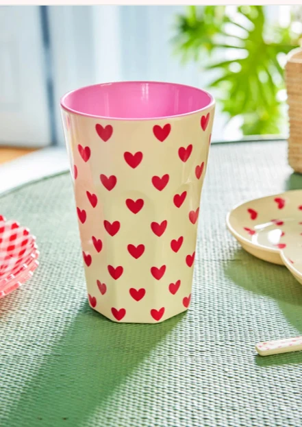 Rice - Grote Beker Darling Hearts Plekconceptstore