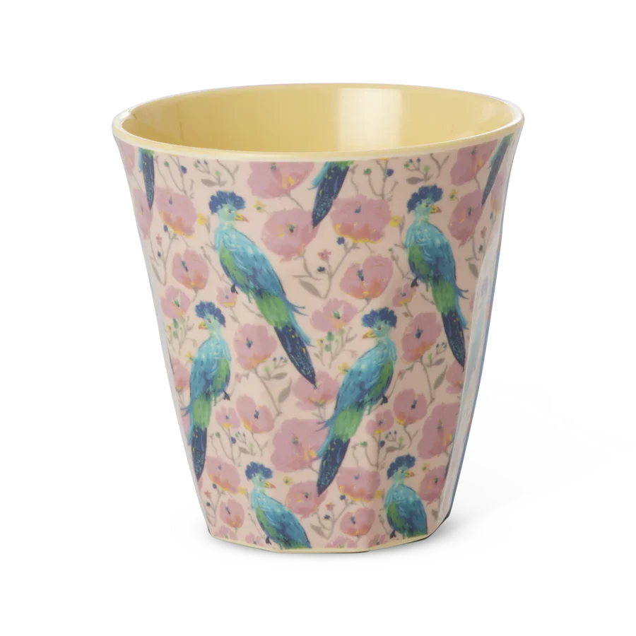 Rice - Medium Beker Exotic Bird Plekconceptstore