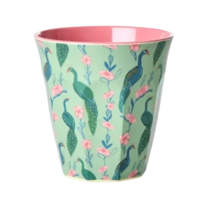 Rice - Medium Beker Peacock Plekconceptstore