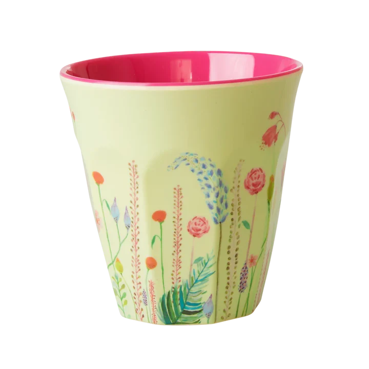Rice - Medium Beker Summer Flowers Plekconceptstore