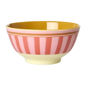 Rice - Melamine Bowl Medium - Organic Stripes Plekconceptstore