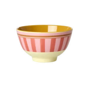 Rice - Melamine Bowl Small - Organic Stripes Plekconceptstore