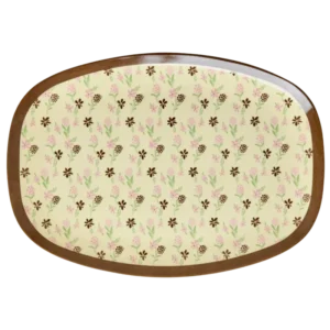 Rice - Melamine plate Hacienda flower print Plekconceptstore