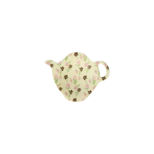 Rice - Tea Bag Plate - Cream - Hacienda Flower Print Plekconceptstore