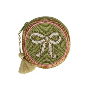 Ronde portemonnee strik - All luck world Plekconceptstore