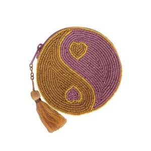 Ronde portemonnee Yinyang - All luck world Plekconceptstore