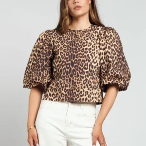Spooq - Leny Top - Leopard Plekconceptstore