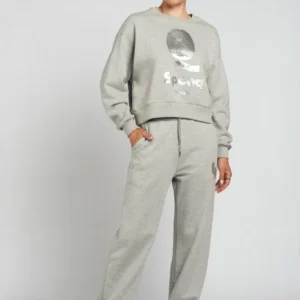 Spooq - Lucy sweater - Grey melange metallic Plekconceptstore
