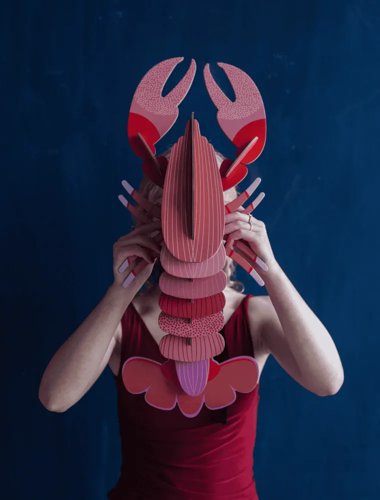 Studio ROOF - Deluxe Pink Lobster Plekconceptstore