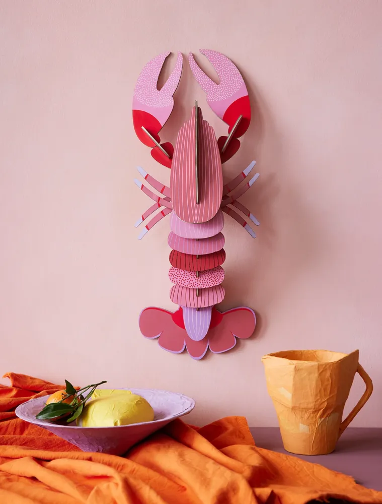 Studio ROOF - Deluxe Pink Lobster Plekconceptstore