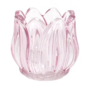 Tulp Waxinelichtje houder - Roze Plekconceptstore