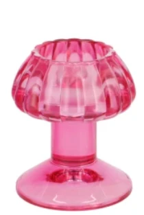 Waxinelichthouder mushroom - Felroze Plekconceptstore