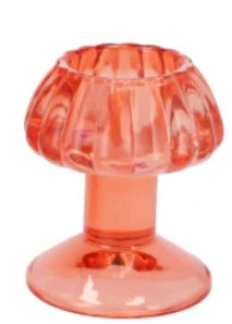 Waxinelichthouder mushroom - Oranje Plekconceptstore