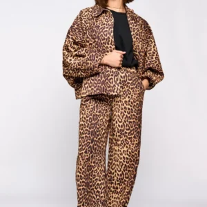 Widelegg pants - Leopard Plekconceptstore