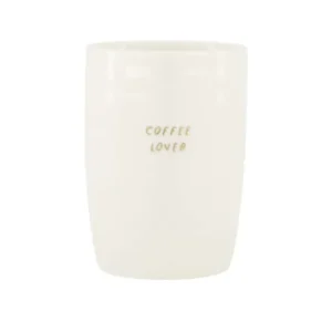 Zusss - Koffiemok coffee lover wit/goud Plekconceptstore