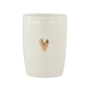 Zusss - Koffiemok hartje - Wit/goud Plekconceptstore