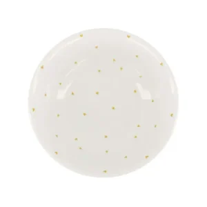 Zusss Schaal melamine Hartjes M - Wit/Oker Plekconceptstore