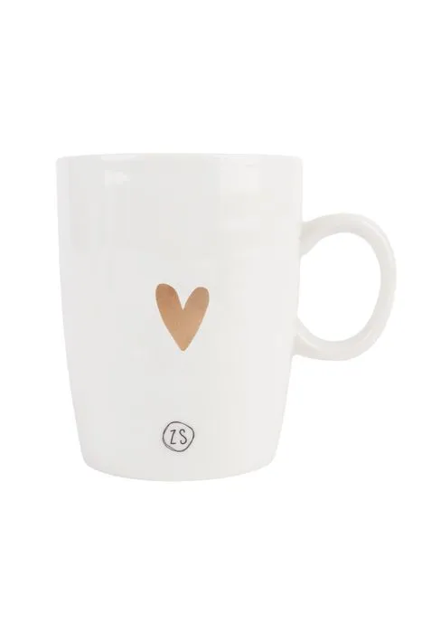 Zusss theemok Hartje - Goud Plekconceptstore