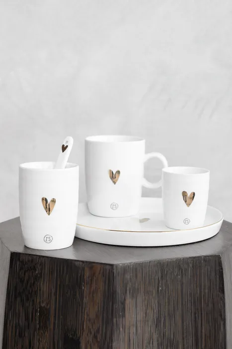 Zusss theemok Hartje - Goud Plekconceptstore