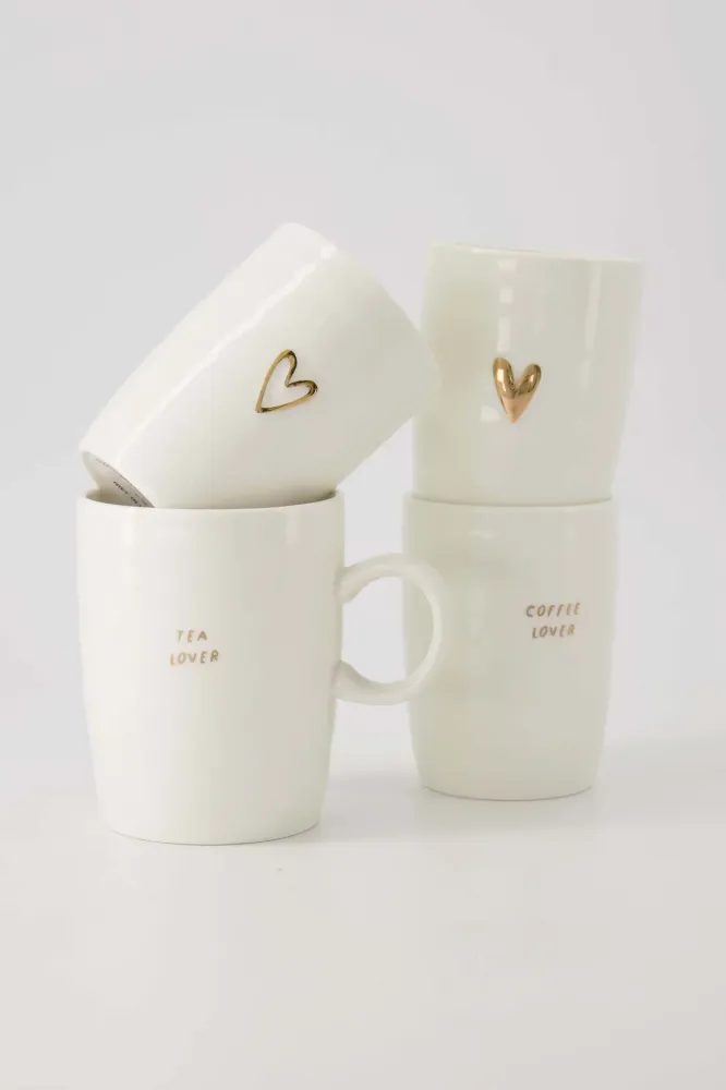 Zusss - Theemok tea lover wit/goud Plekconceptstore