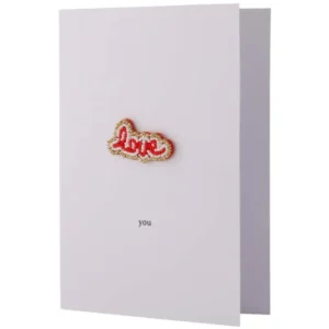 Zusss - Wenskaart Love Broche Plekconceptstore