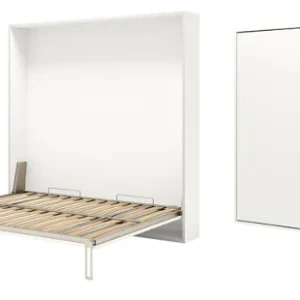 Opklapbed horizontaal V4 182x202cm smalle naad Pozzoli