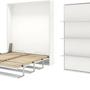 Opklapbed vert. frame 183x202cm + mechaniek voor 2 planken Pozzoli