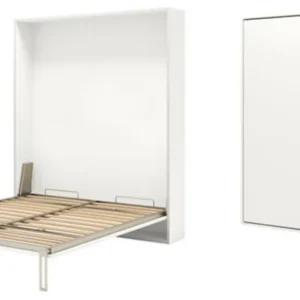 Opklapbed verticaal 83x202cm smalle naad matras 80x200cm Pozzoli