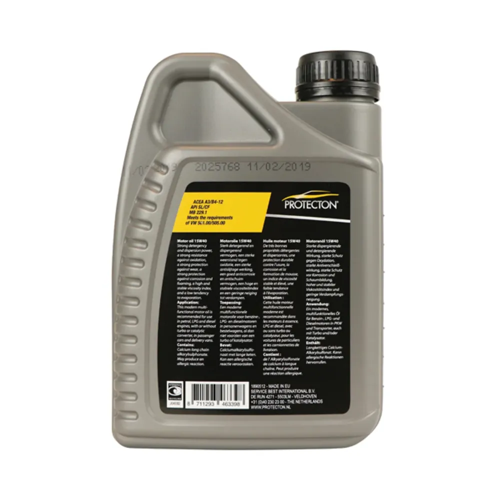 Protecton motorolie A3/B4 15W40 1L