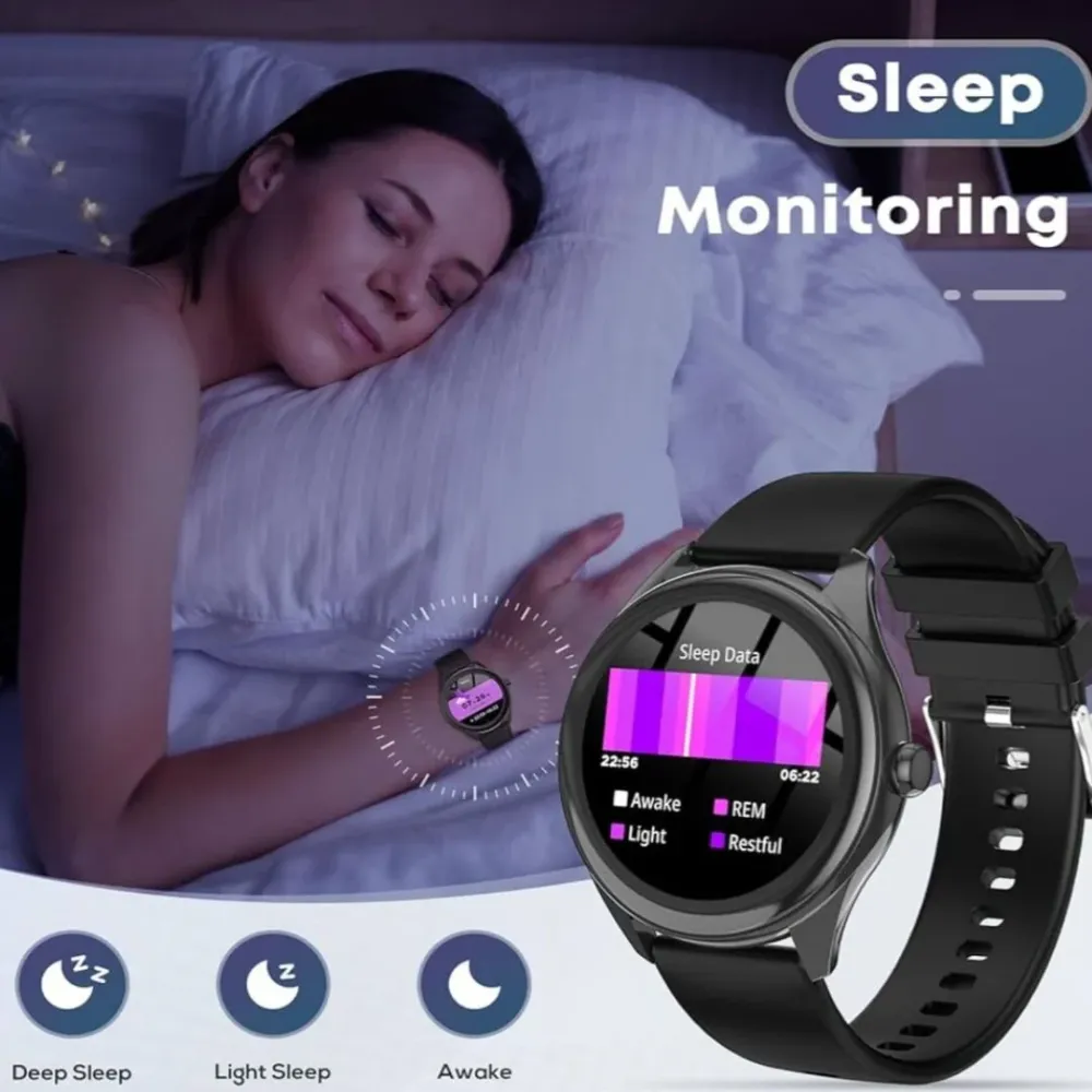 PulseSync | Luxe 2--1 Smartwatch met Bluetooth Oordopjes & Gezondheidsfuncties