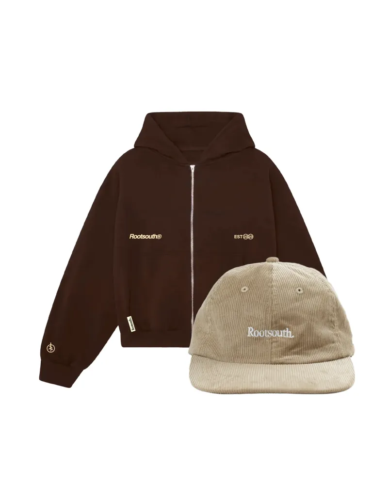 Zipper Chocolate & Jockey Roots South