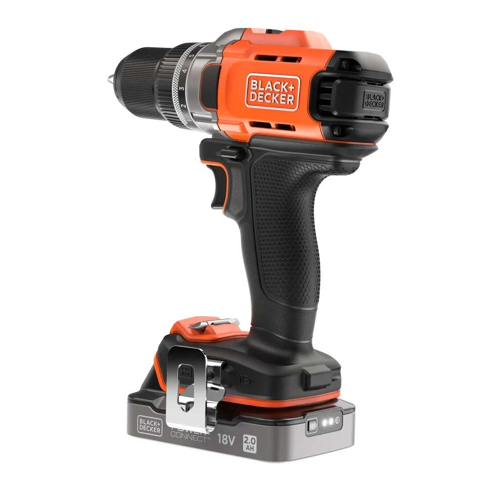 Schroevendraaier Black+Decker BCD382D1XK-QW 18V 2Ah