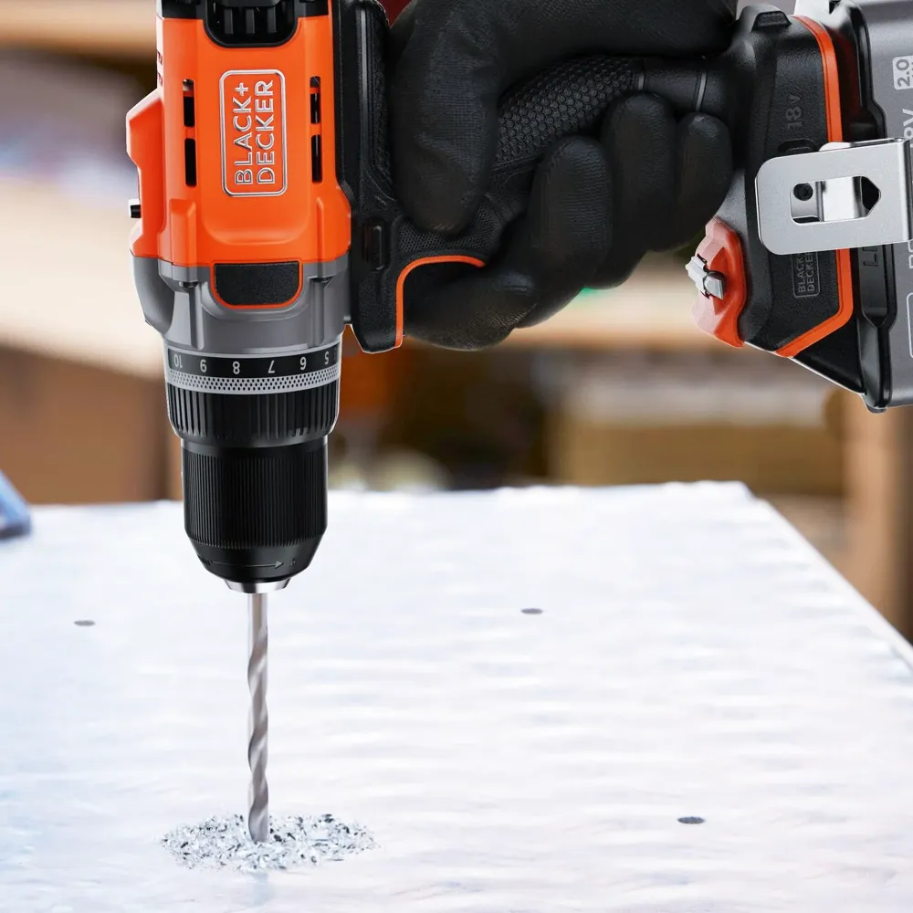 Schroevendraaier Black+Decker BCD382D1XK-QW 18V 2Ah