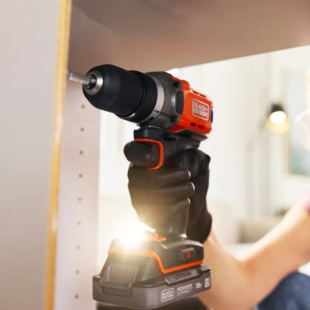 Schroevendraaier Black+Decker BCD382D1XK-QW 18V 2Ah