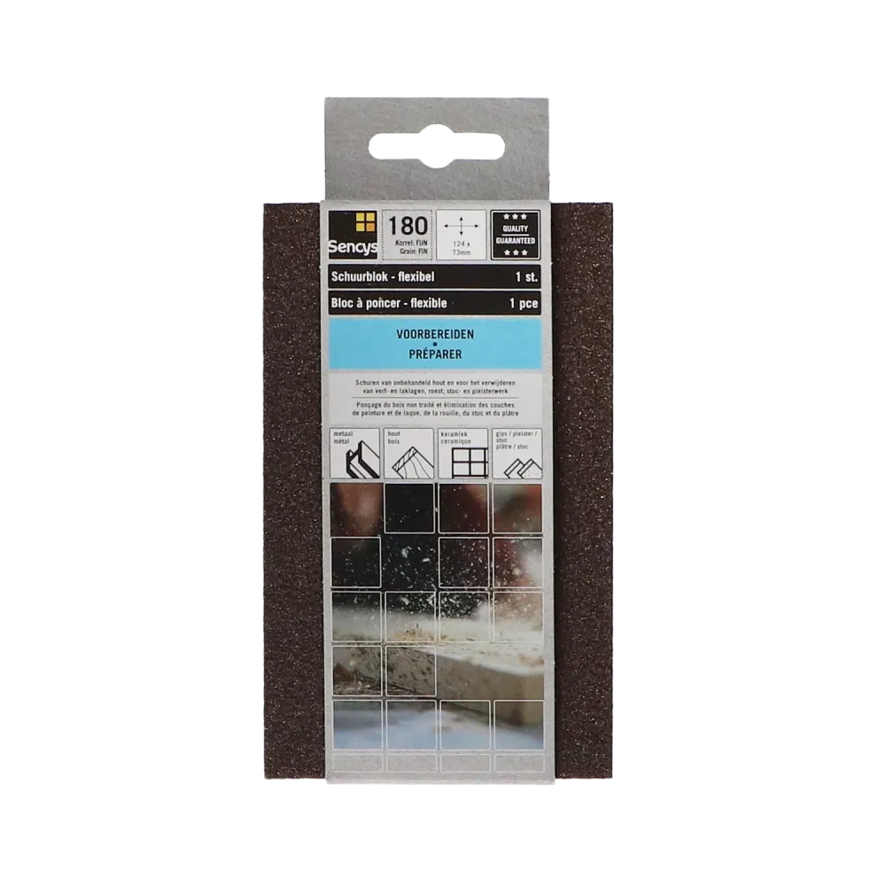 Sencys Schuurpad - 124x73mm - 1 stuks