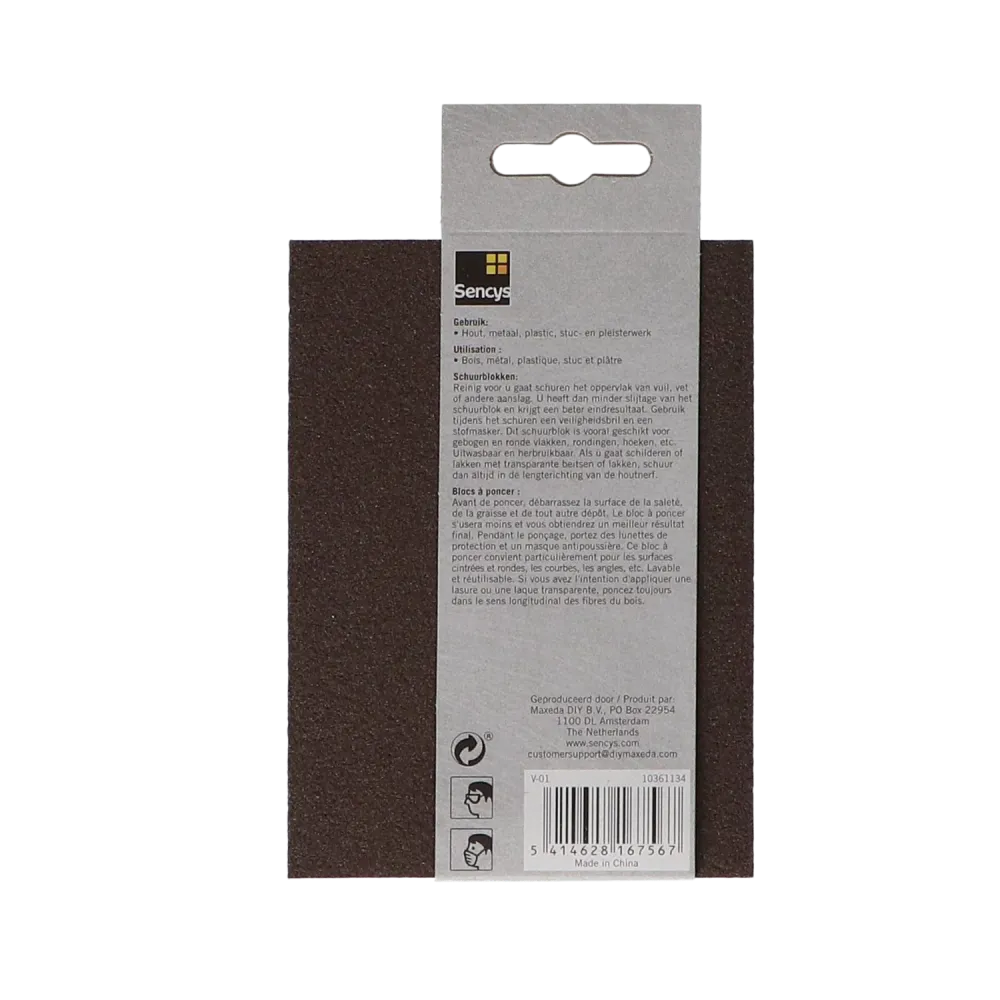 Sencys Schuurpad - 124x87x25mm