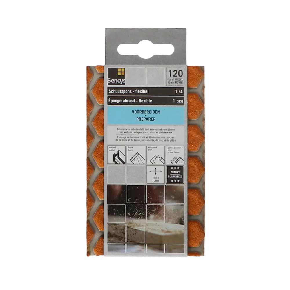 Sencys Schuurpad Multiflex - P120 - 115x70mm