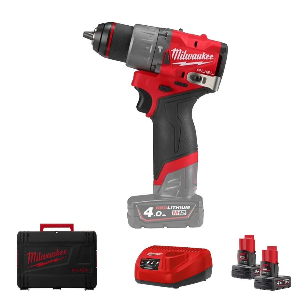 Slagboor Milwaukee M12 FPD2-402X 4Ah