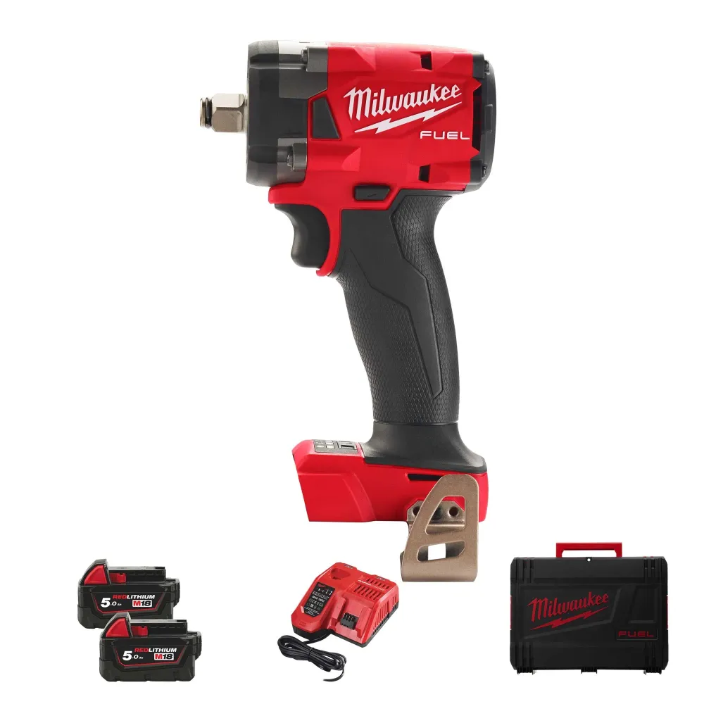 Slagmoersleutel Milwaukee M18 FIW2F12-502X 5Ah