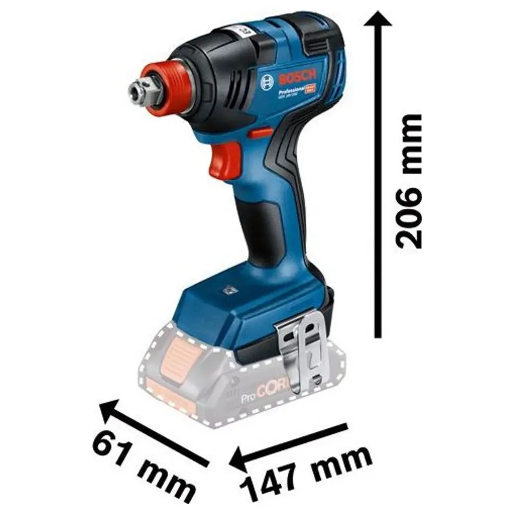 Slagsleutel Bosch GDX 18V-200 PRO 18V 4Ah