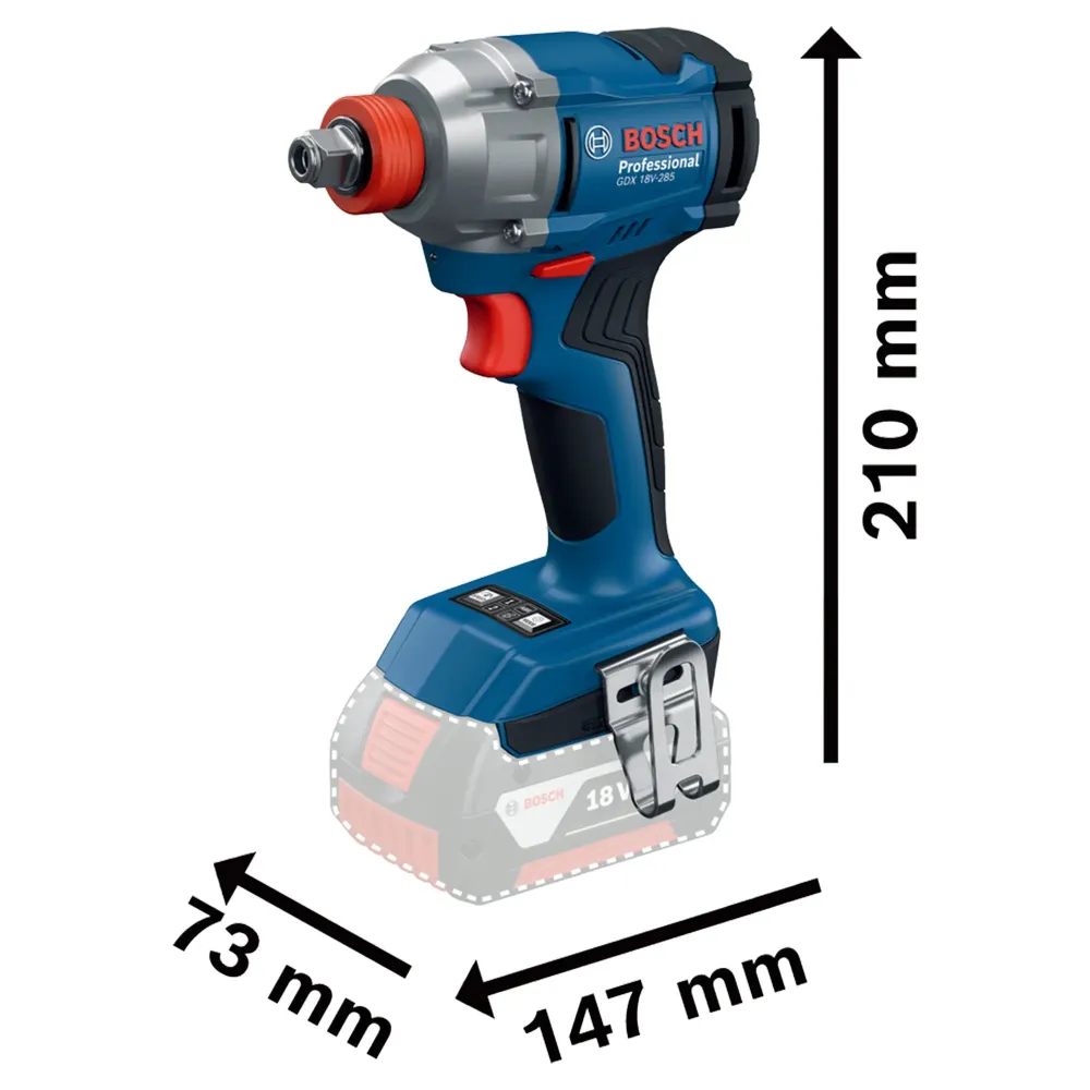 Slagsleutel Bosch GDX 18V-285 PRO 18V