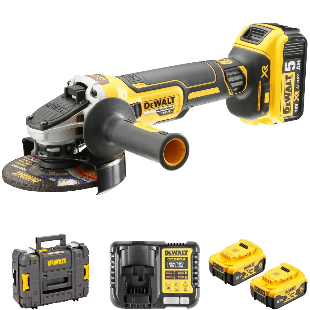 Slijpmachine Dewalt DCG405P3-QW 18V 5Ah