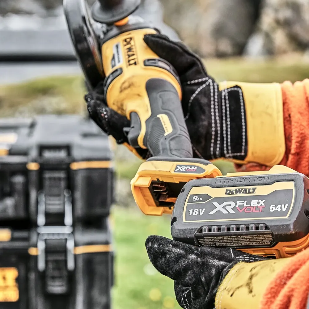 Slijpmachine Dewalt DCG418X2-QW 54V 9Ah