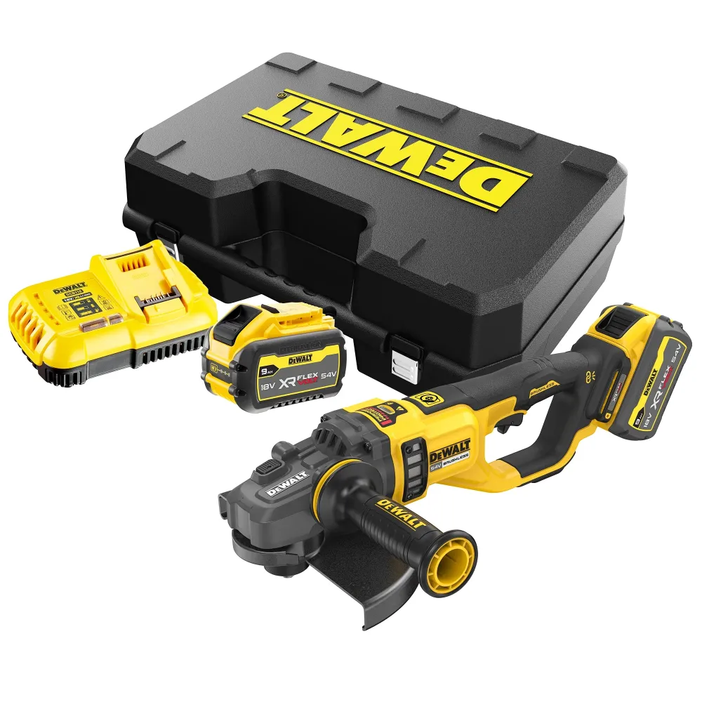 Slijpmachine Dewalt DCG460X2-QW 54V 9Ah