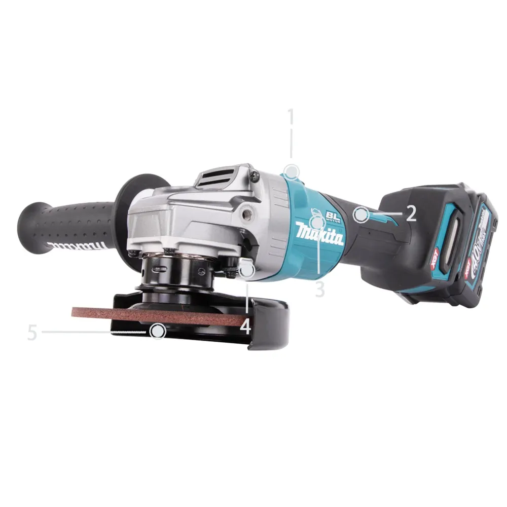 Slijpmachine Makita GA023GM201 40V 4Ah