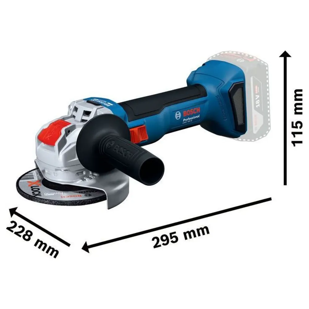 Slijpmolen Bosch GWX 18V-8 PRO 18V