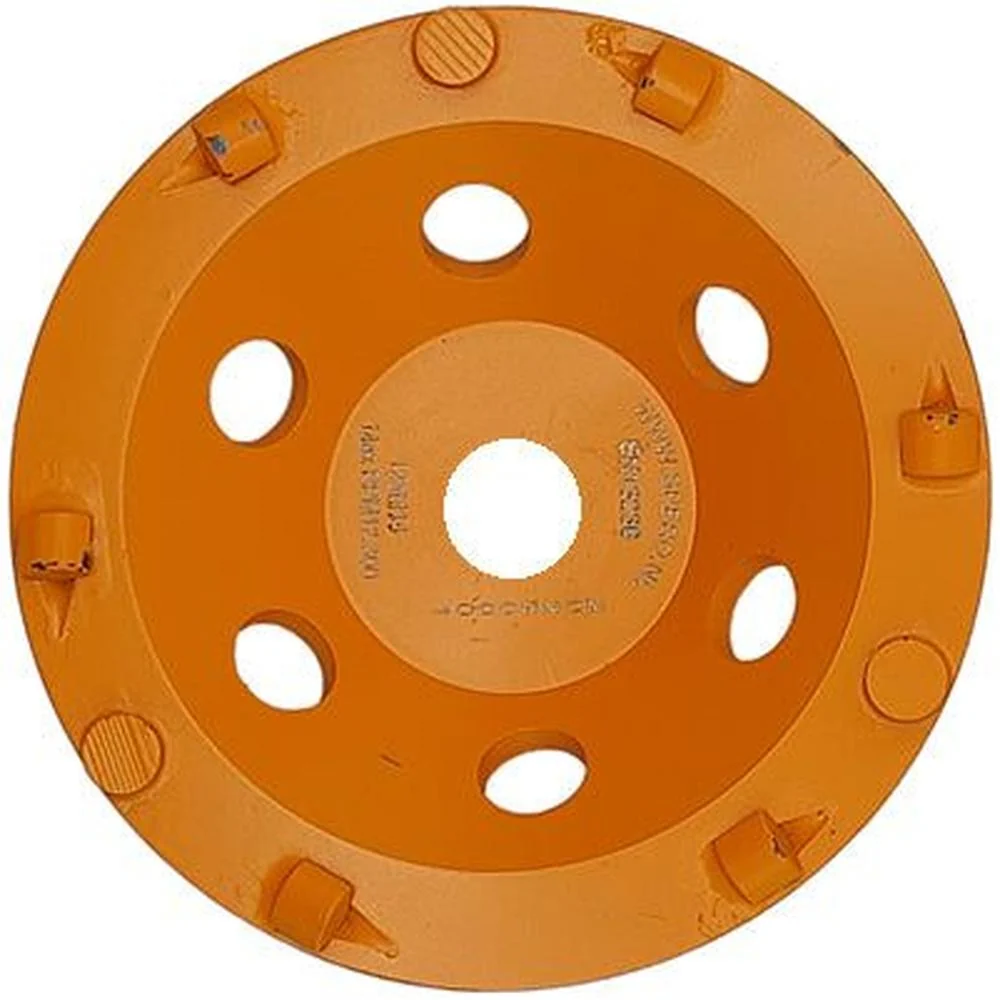 125mm EXTRA GROF 9 Segment PKD Komslijpschijf Coating, Lijm, Asbest & Bitumen - Asgat 22.23mm Spero